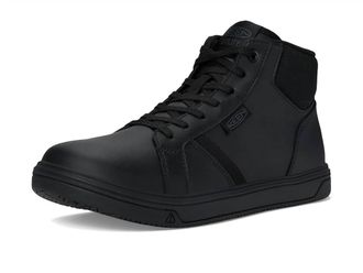 Keen Mens Ptc Kenton Mid Work Shoe In Black