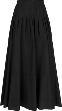 Max Mara Dames, Rokken, Zwart, Maat: XS Katoen