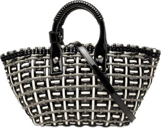 Balenciaga Pre-owned Balenciaga Faux Leather Bistro Basket Bag XS Ladies EWFS2MVRJLQXURUE