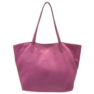 Loewe Pre-owned Tote Bag - Dames - Pre-owned - Roze - Maat: ONE Size Leer
