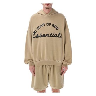 Fear of God Hoodies, male, Beige, Size: XL Training 90s Hoodie