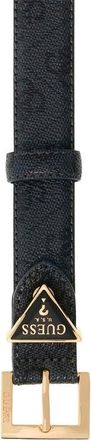 Guess Womens Belt Coal Logo Polyester Accessories