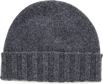 Drumohr Berretto a coste in cashmere - Grigio