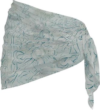 Amir Slama x Jade Picon graphic-printed pareo - Blue