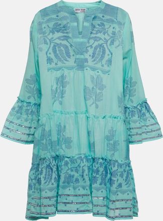 Juliet Dunn Printed cotton minidress