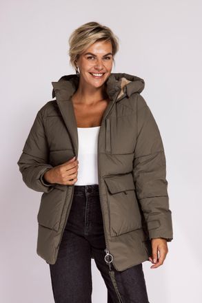 Zhrill Steppjacke ZHRILL ZHNIEKA, Damen, Gr. XXL, gr&uuml;n, Web, Obermaterial: 100% Polyester. Futter: 100% Polyester. Wattierung: 100% Polyester, unifarben, nor