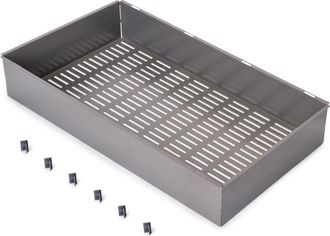 Emuca Emuca Caj&oacute;n Met&aacute;lico Para Armarios Y Vestidores Quartz, 740 (m90), Acero, Titanio