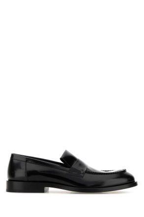 Jil Sander Black Leather Loafers