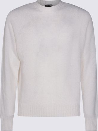 Tom Ford Sweaters Chalk-Uomo