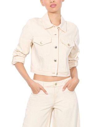 Alice & Olivia Alice + Olivia Relaxed Boxy Cropped Jacket