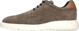 Hogan Suede Lace-Ups - Heren - Sneakers - Bruin - 39 EU - Leer - Schoenen