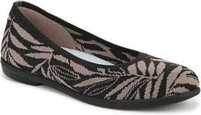 Life Stride Kit Ballet Flat in Black Knit at Nordstrom Rack, Size 6.5