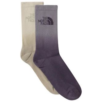 The North Face Everyday Crew Sock Dip Dye 2-Pack Multifunktionssocken f&uuml;r Herren | grau