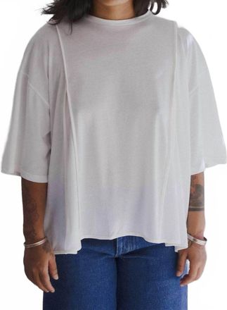BASERANGE Mul Tee Shirt In Off White