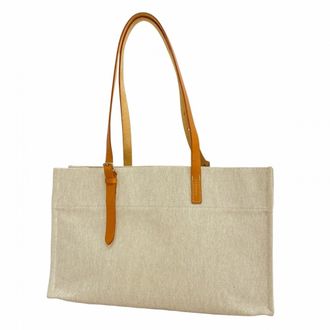 Herm&egrave;s Natural Toile H Tote Bag (Pre-Owned)