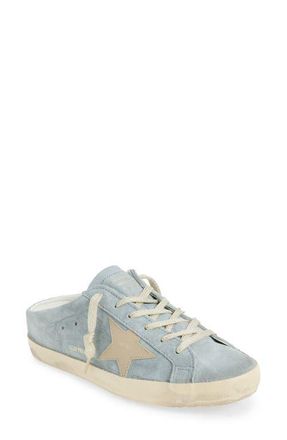 Golden Goose Super-Star Sabot Mule Sneaker in Light Blue/Beige at Nordstrom, Size 11Us