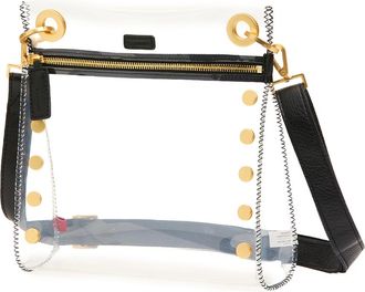 Hammitt Hammitt Tony Clear Black Brushed Gold Med