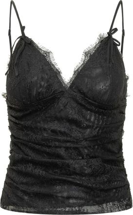 Pinko Fragola Top - Dames - Tops zonder mouwen - Zwart - XS - Tops