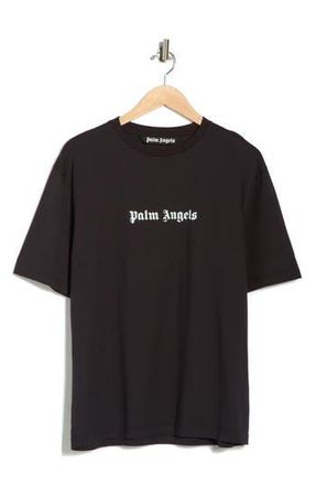 Palm Angels Logo Graphic T-Shirt in Black White at Nordstrom Rack, Size Xxx-Large