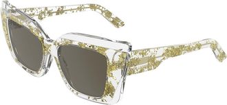 Karl Lagerfeld KL6204S 971 Womens Sunglasses Gold Size 53
