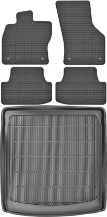 OEM Volkswagen Golf Vii Kombi De 2012 A 2020. Juego De Alfombrillas De Goma Para Coche Y Maletero