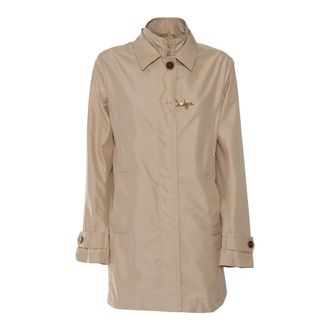 Fay Virginia Morning D.Front - Heren - Mantel - Beige - XL - Polyester - Jassen