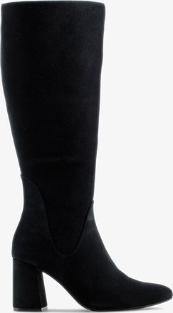 Clarks Womens Laina85 Hi Black Sde Boots - Size UK 4