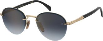 Eyewear by David Beckham Stijlvolle zonnebril DB 1173/S Rhl/1V - Heren - Zonnebrillen - Geel - 51 MM - Accessoires