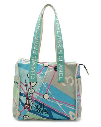 Chanel Paris Map Cruise Line Tote (Authentic Pre-Loved)
