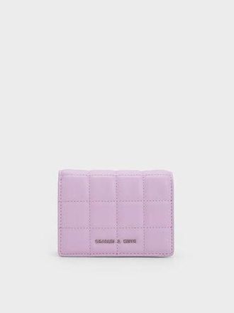 Charles & Keith Quilted Mini Short Wallet