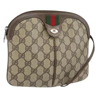 Gucci Pre-owned Cross Body Bags, female, Beige, Size: ONE SIZE Pre-owned Cross Body Bag