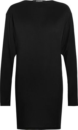 Jacquemus La Robe Mistral Cowl-back Woven Mini Dress - Black - S (UK8-10 / S)