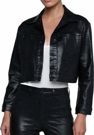 L'agence Alma Crop Jacket In Black