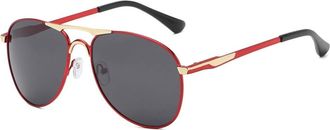 Generic Polarized Sunglasses for Men - UV Protection, Retro Driving Style, Elastic Frame, Ideal for Fishing and Mountaineering