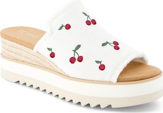 Toms Diana Mule Sandal in Natural at Nordstrom, Size 7.5