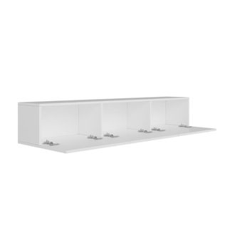 Concept Usine Mueble TV suspendido con armarios 150 cm blanco