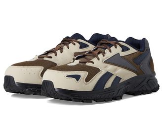 Reebok Hyperium Work Mens Hiking Boots Tan/Blue/Brown : 9 E - Wide, Textile