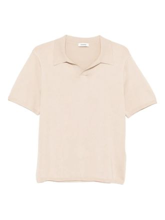 Sandro short-sleeve V-neck T-shirt - men - Acetate/Polyamide/Spandex/Elastane - M - Neutrals