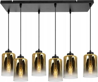 OEM L&aacute;mpara Colgante Moderna Y Elegante Con Pantalla De Cristal