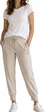 Raffaello Rossi Pre-Loved Womens Candy Light Weight Travel Jogger In Cream