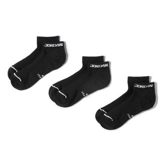 Nike Jordan Air Jordan Everyday Elevated Ankle Socks (3 Pairs) Black IR6321-010