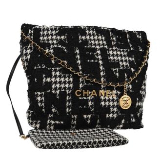 Chanel Tweed Houndstooth 22 Bag