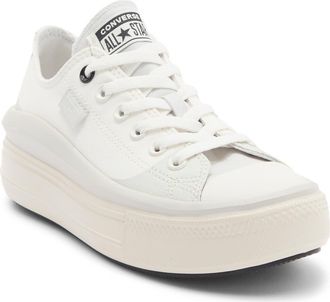 Converse Chuck Taylor All Star Move Low Top Platform Sneaker in Vintage White/Barely Grey at Nordstrom Rack, Size 10.5