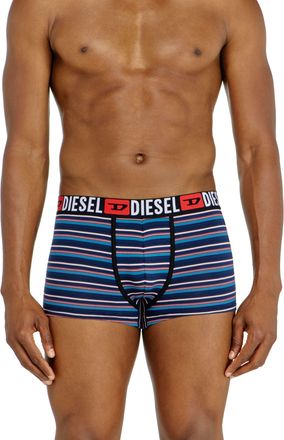 Diesel 3-pack of stretch cotton trunks with stripes - Trunks - Man - Multicolor