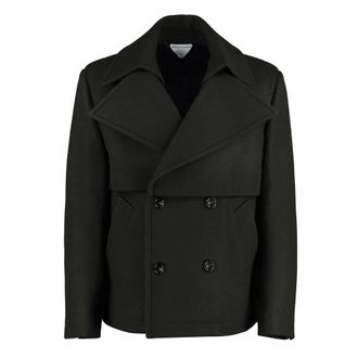 Bottega Veneta Uomo, Cappotti, Verde, M, new