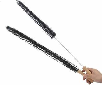 OEM Brosse Pour Lave-linge - Brosse Pour S&egrave;che-linge - Nettoyage Conduits &Eacute;vacuation - 70 Cm Et 75 Cm - 2 Pi&egrave;ces