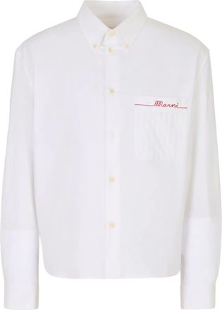 Marni Camicia con taschino - Bianco