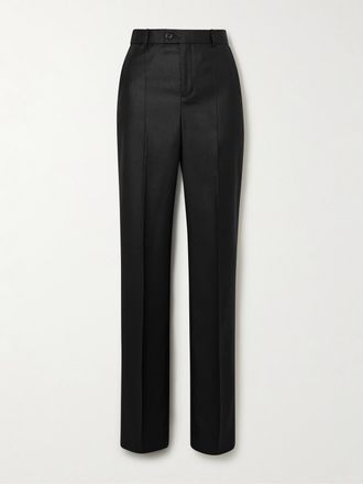BETTTER Pantaloni A Gamba Slim In Misto Lana E Lycra Stretch - Nero