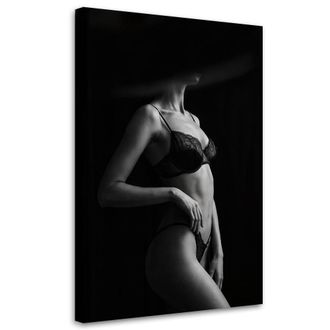 Artgeist Quadro Su Tela, Donna In Biancheria Intima - 70x100