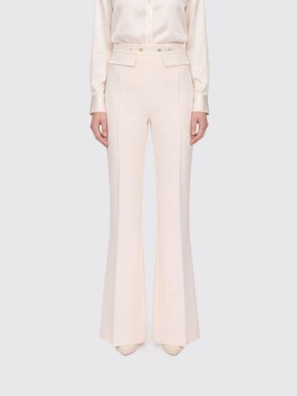 Elisabetta Franchi Pantaloni skinny a vita alta in cr&ecirc;pe stretch